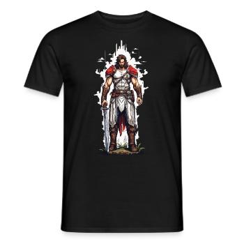 Retro Gaming Pixel Kunst Arcade Videogame Design - Männer T-Shirt - Schwarz - Vorne - AI Model Male 178 light (178cm)