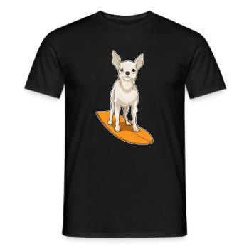 Été de surf sur planche de surf à Chihuahua - T-shirt homme - noir - Devant - AI Model Male 178 light (178cm)