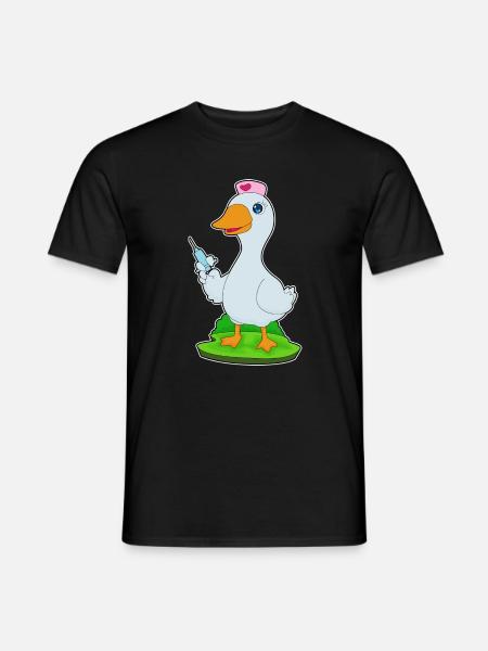 Infirmière Canard Vie Quotidienne - T-shirt homme - noir
