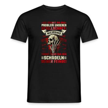Nordische Mythologie Wikinger Runen Götter - Männer T-Shirt - Schwarz - Vorne - AI Model Male 178 light (178cm)
