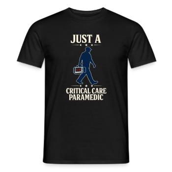 Intensivpflegesanitäter Advanced Emt Als Identity - Männer T-Shirt - Schwarz - Vorne - AI Model Male 178 light (178cm)