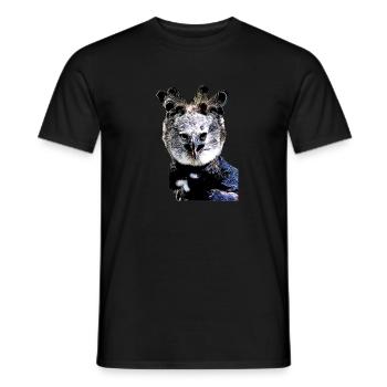 Harpy eagle - Men's T-Shirt - black - Front - AI Model Male 178 light (178cm)
