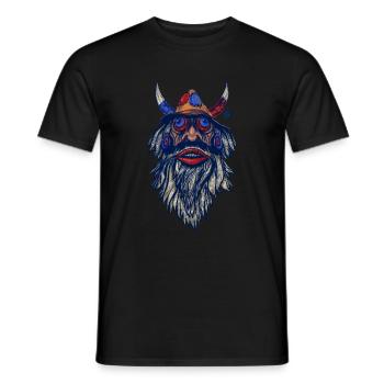 Romanian Mask - Men's T-Shirt - black - Front - AI Model Male 178 light (178cm)