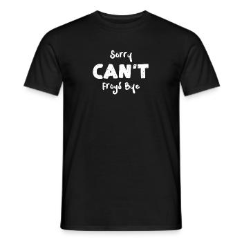 Sorry Can't Frogs Bye - Animal - Männer T-Shirt - Schwarz - Vorne - AI Model Male 178 light (178cm)