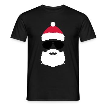 WEIHNACHTS COOL - Männer T-Shirt - Schwarz - Vorne - AI Model Male 178 light (178cm)