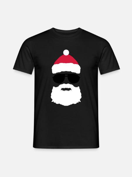 FATHER CHRISTMAS COOL - Men's T-Shirt - black