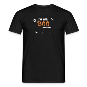 I'm Her Boo - Halloween - Men's T-Shirt - black - Front - AI Model Male 178 light (178cm)