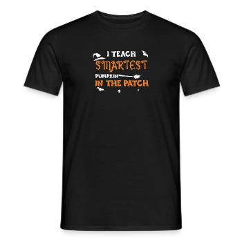 J’enseigne la citrouille la plus intelligente dans le... - T-shirt homme - noir - Devant - AI Model Male 178 light (178cm)