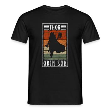 Wikinger Axt Hammer Keltisch - Männer T-Shirt - Schwarz - Vorne - AI Model Male 178 light (178cm)