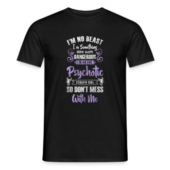 Zodiac sign Scorpio Stars characteristics - Men's T-Shirt - black - Front - AI Model Male 178 light (178cm)