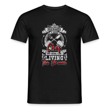 Cooking Profession Culinary Arts Cook - Men's T-Shirt - black - Front - AI Model Male 178 light (178cm)