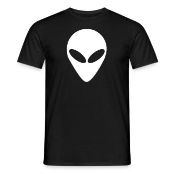Alien - Männer T-Shirt - Schwarz - Vorne - AI Model Male 178 light (178cm)