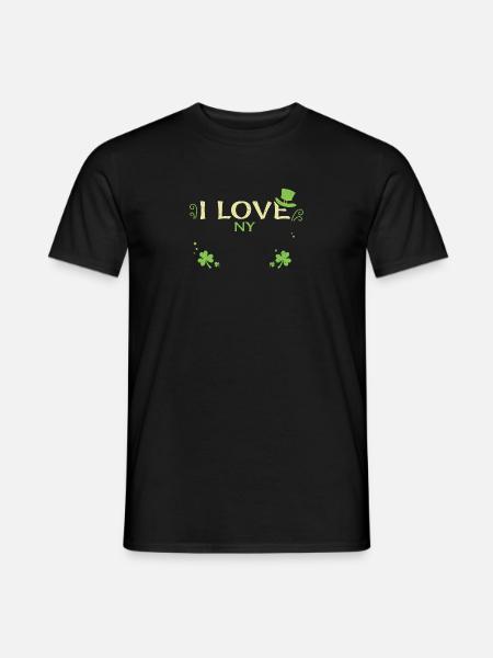 I Love Ny - Saint-Patrick - T-shirt homme - noir