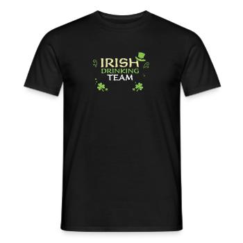 Équipe irlandaise de buveurs - T-shirt homme - noir - Devant - AI Model Male 178 light (178cm)