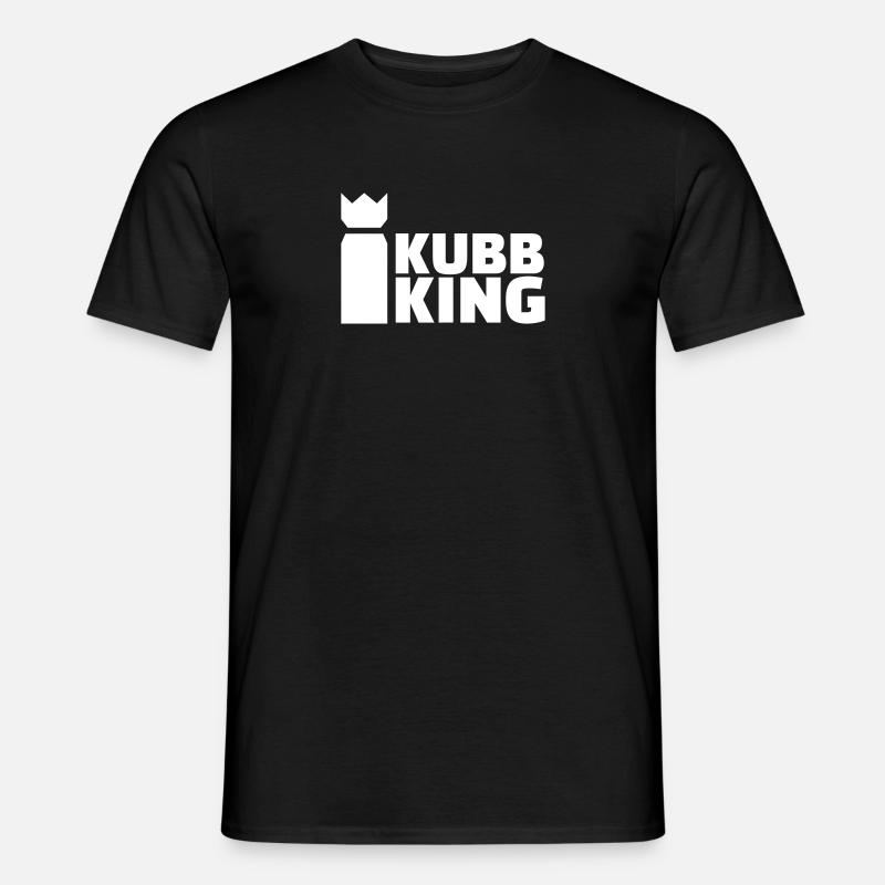 Kubb King - T-shirt uomo - nero