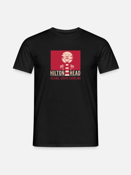 Hilton Head Island Caroline du Sud - T-shirt homme - noir