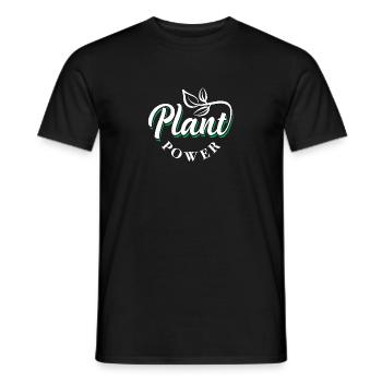 Plant Power Pflanzen Blumen Natur Garten - Männer T-Shirt - Schwarz - Vorne - AI Model Male 178 light (178cm)