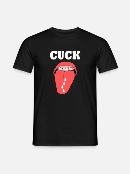 cuckold cuck - T-shirt homme - noir