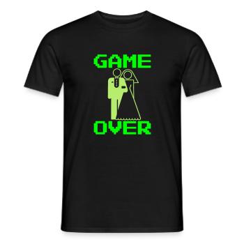 Game Over - T-shirt homme - noir - Devant - AI Model Male 178 light (178cm)