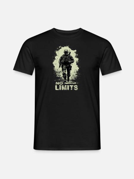 Warrior No Limits - Männer T-Shirt - Schwarz