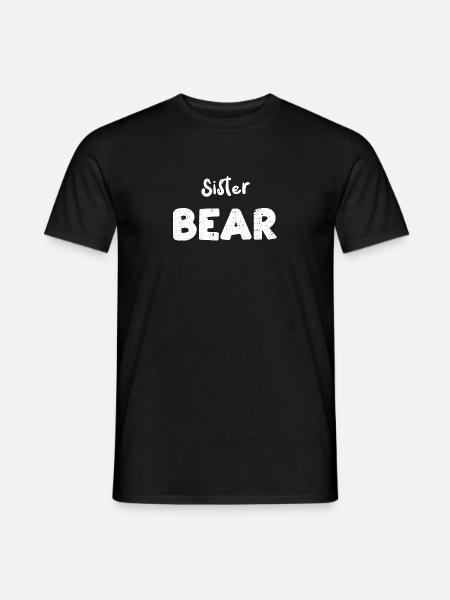 Sister Bear - Sister - Men's T-Shirt - black