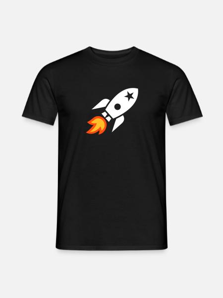 Fusée - T-shirt homme - noir