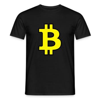 Bitcoin Satoshi Nakamoto - Männer T-Shirt - Schwarz - Vorne - AI Model Male 178 light (178cm)