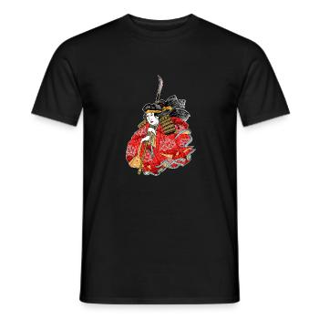 Tomoe Gozen Onna-Bugeisha - T-shirt homme - noir - Devant - AI Model Male 178 light (178cm)