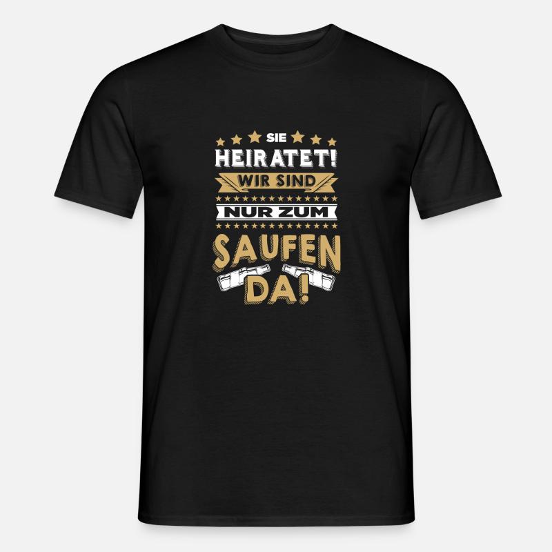 jga - Männer T-Shirt - Schwarz