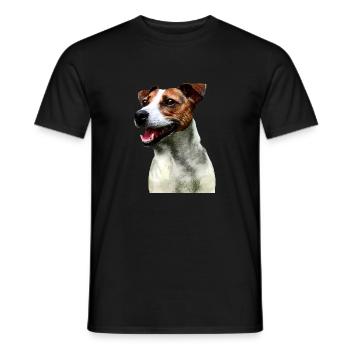 Jack Russell - Men's T-Shirt - black - Front - AI Model Male 178 light (178cm)