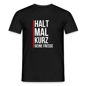 Fresse - Männer T-Shirt - Schwarz - Vorne - AI Model Male 178 light (178cm)