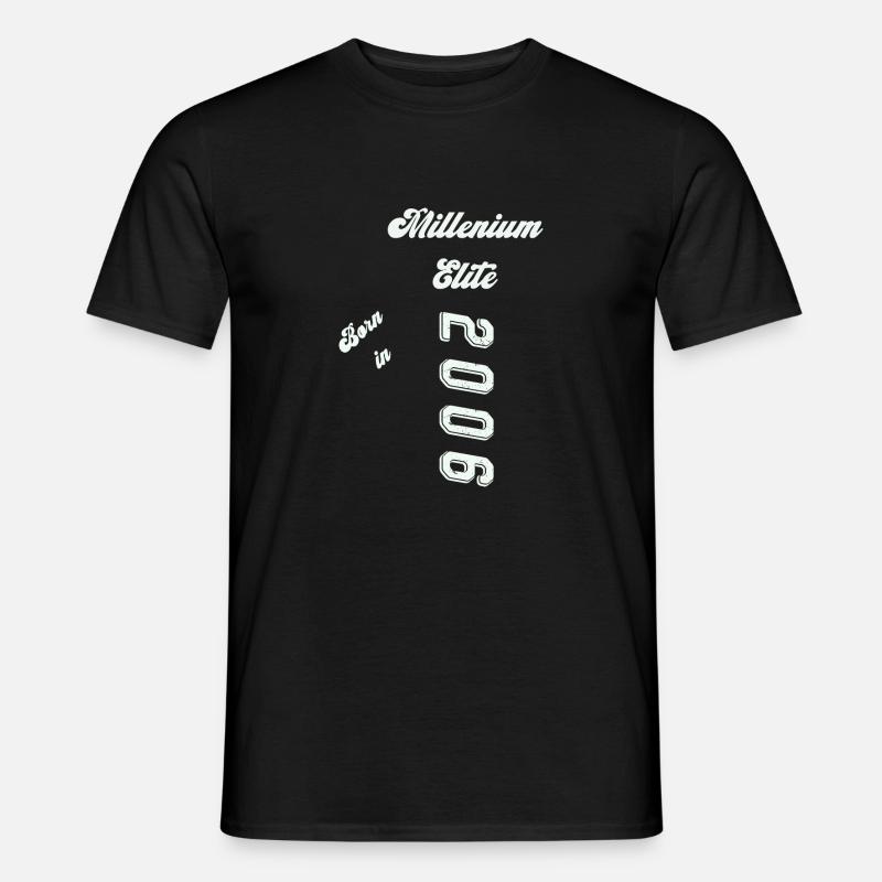 2006 - Männer T-Shirt - Schwarz