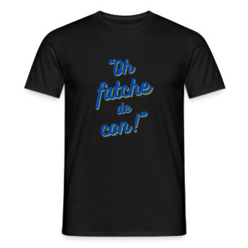 oh fatche - T-shirt homme - noir - Devant - AI Model Male 178 light (178cm)
