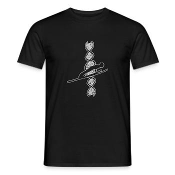 Skispringer Ski Skifliegen Wintersport Skisprung - Männer T-Shirt - Schwarz - Vorne - AI Model Male 178 light (178cm)