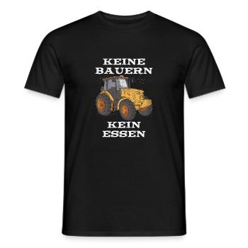 Keine Bauern kein Essen Landwirt Demo - Männer T-Shirt - Schwarz - Vorne - AI Model Male 178 light (178cm)