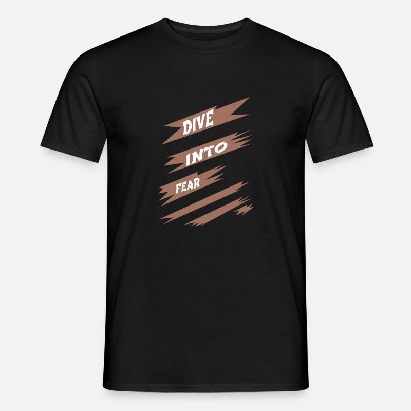 fun inner courage courage mindset - Männer T-Shirt - Schwarz