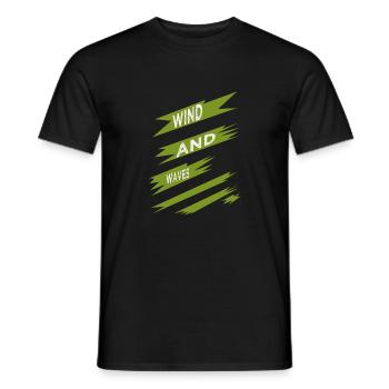 Chevaucher le vent idée cadeau d’anniversaire cadeau - T-shirt homme - noir - Devant - AI Model Male 178 light (178cm)