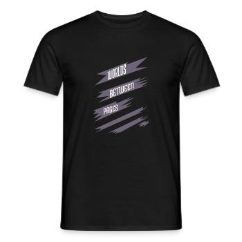 present book reviews mental getaway - Männer T-Shirt - Schwarz - Vorne - AI Model Male 178 light (178cm)