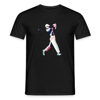 Golf Golfing Golf Clubs - Men's T-Shirt - black - Front - AI Model Male 178 light (178cm)