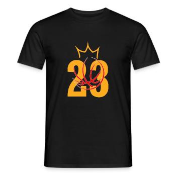 Basketball T-shirt, Hoodies, Caps and Accessories... - Men's T-Shirt - black - Front - AI Model Male 178 light (178cm)
