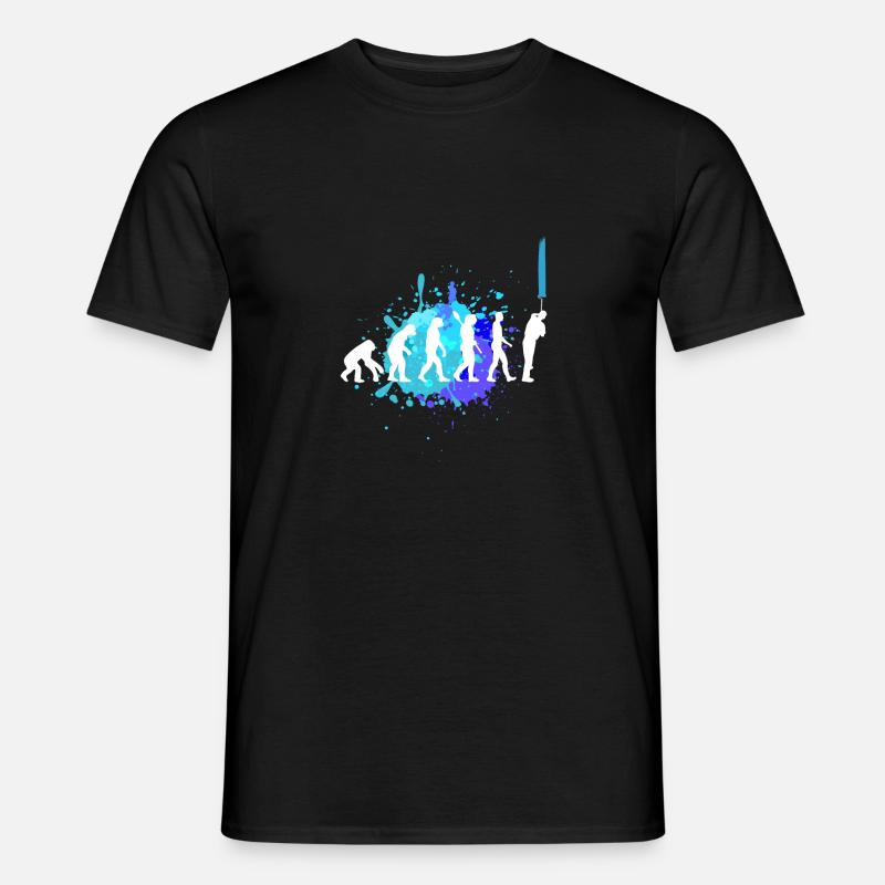 Evolution Maler – Meister des Handwerks - Männer T-Shirt - Schwarz