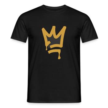 Krone5 - Men's T-Shirt - black - Front - AI Model Male 178 light (178cm)