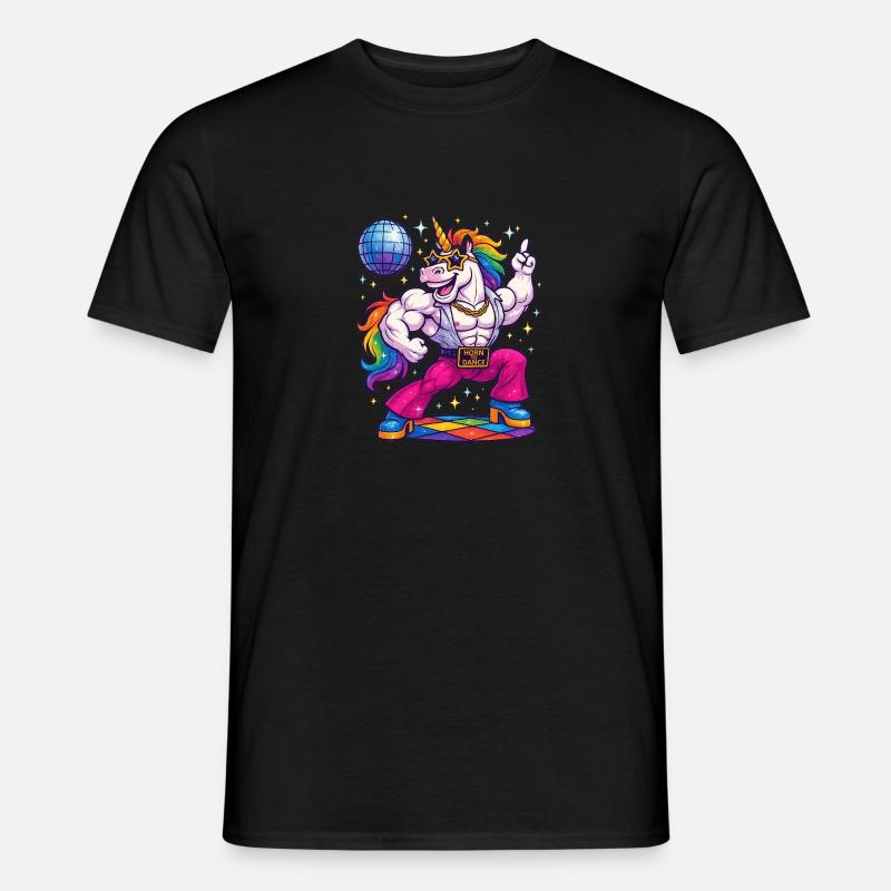 Horn to Dance - Männer T-Shirt - Schwarz