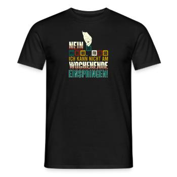 Altenpflegerin Geschenk Altenpflege - Kann nicht - Männer T-Shirt - Schwarz - Vorne - AI Model Male 178 light (178cm)