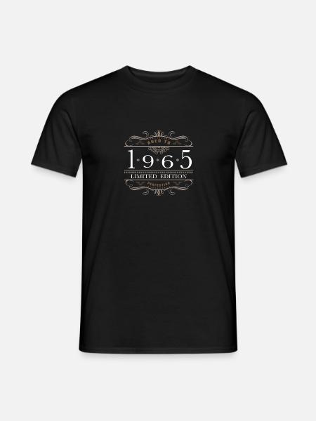 Limited Edition 1965 Aged To Perfection - Men's T-Shirt - black