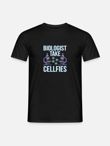 Cell-Fie Drôle Biologie Biologie Cadeau De Laboratoire - T-shirt homme - noir
