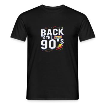 I Love 90s 90s Motto Party Outfit Gift - T-shirt homme - noir - Devant - AI Model Male 178 light (178cm)