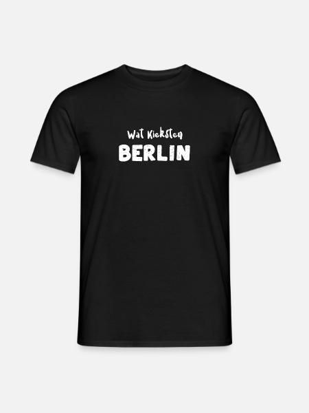 Wat Kieksten Berlin - Berlin - Männer T-Shirt - Schwarz