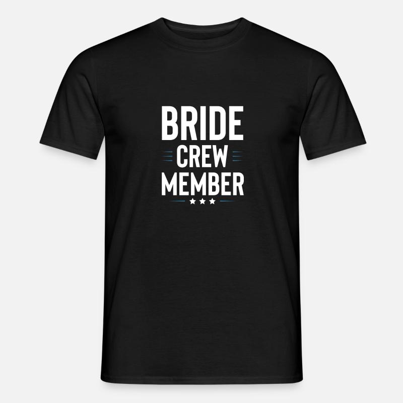 Bride Crew - Männer T-Shirt - Schwarz