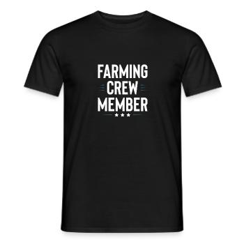 Farming Crew - Männer T-Shirt - Schwarz - Vorne - AI Model Male 178 light (178cm)